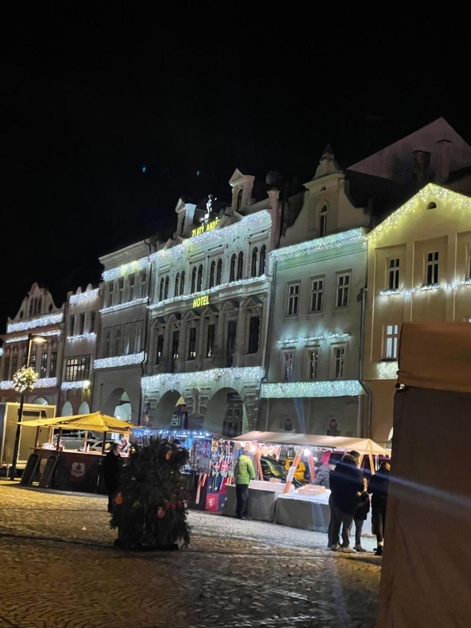 Hotel Zlaty Andel Žatec Exteriör bild